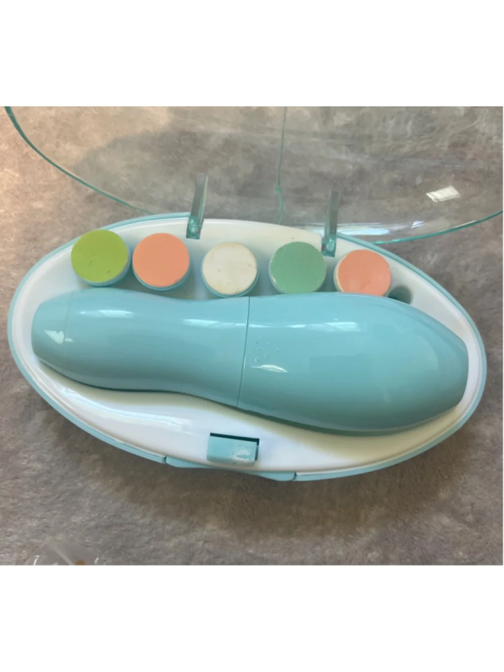 Baby Royal Angels Electric Nail Trimmer One Size White Blue